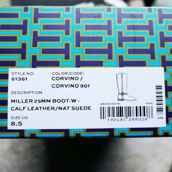 tory burch miller 25mm suede boots - Picture 8 of 9